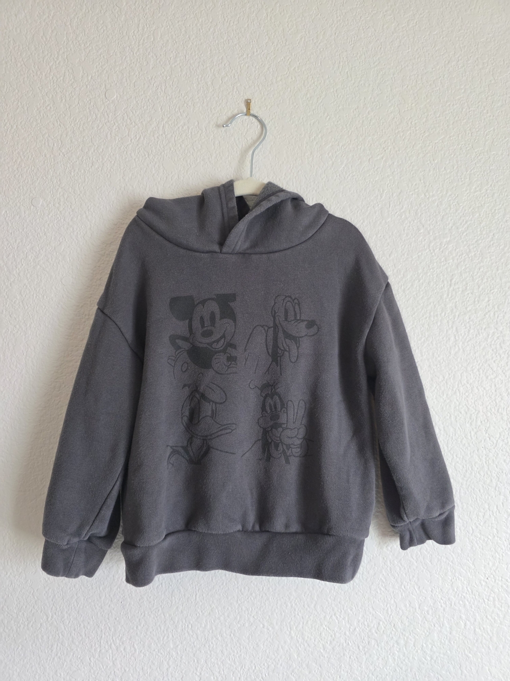 2/$25 Baby Gap Disney Mickey & Friends Gray Hoodie